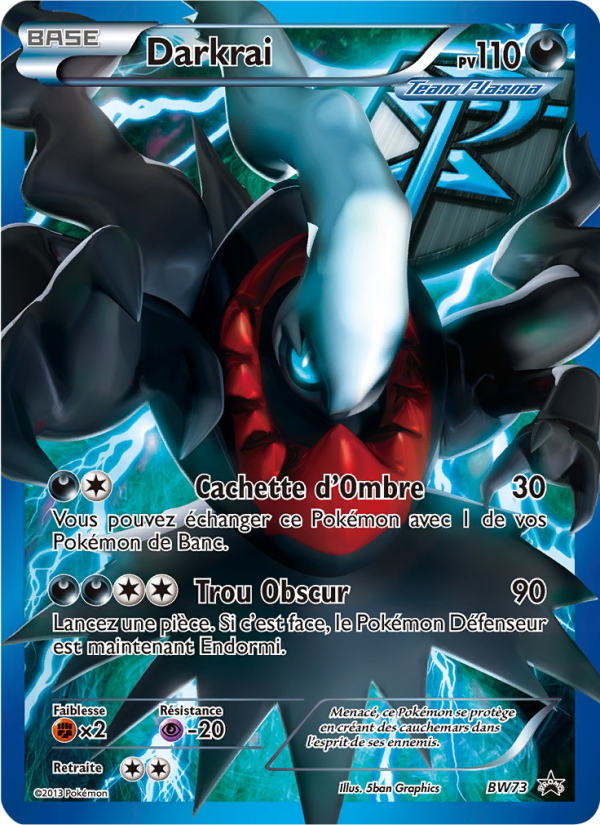 Darkrai BW73 — Black & White Promos (French Pokémon TCG card)