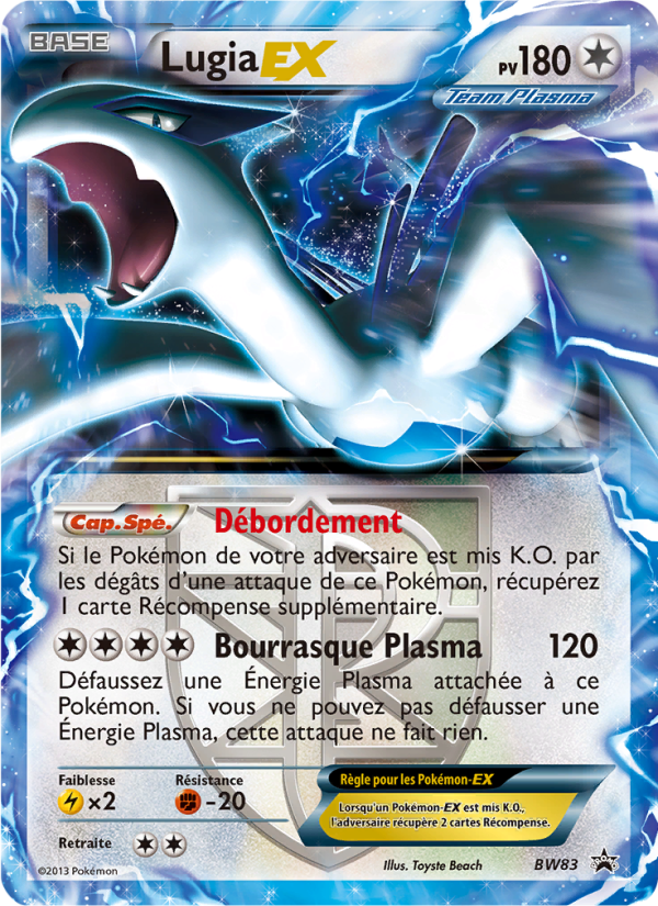 Lugia ex BW83 — Black & White Promos (French Pokémon TCG card)