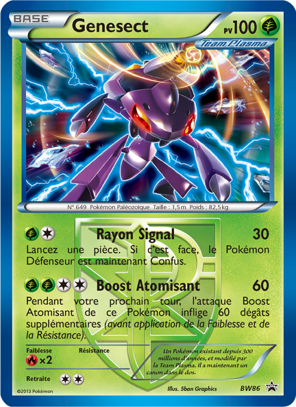 Genesect BW86 — Black & White Promos (French Pokémon TCG card)