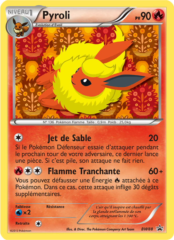 Pyroli BW88 — Black & White Promos (French Pokémon TCG card)