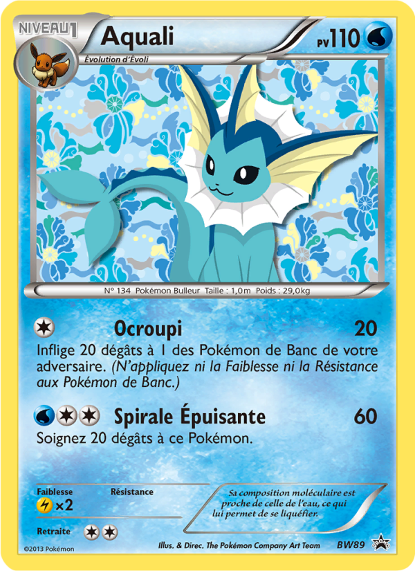 Aquali BW89 — Black & White Promos (French Pokémon TCG card)