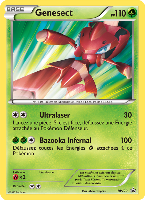 Genesect BW99 — Black & White Promos (French Pokémon TCG card)