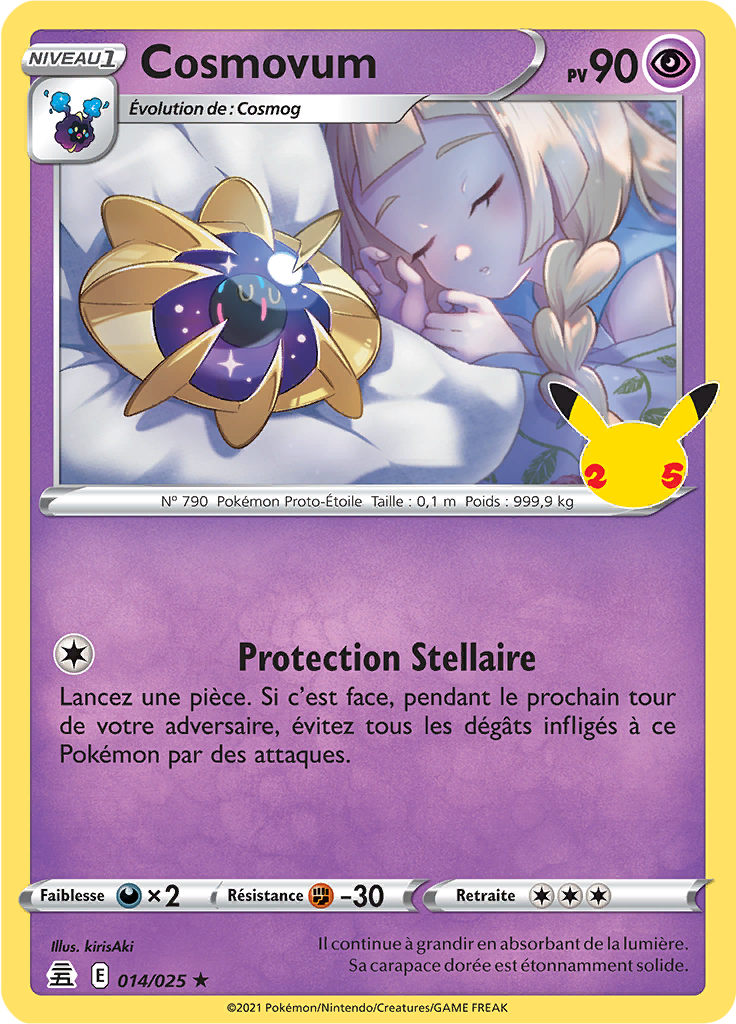 Cosmovum 14/50 — Celebrations (French Pokémon TCG card)