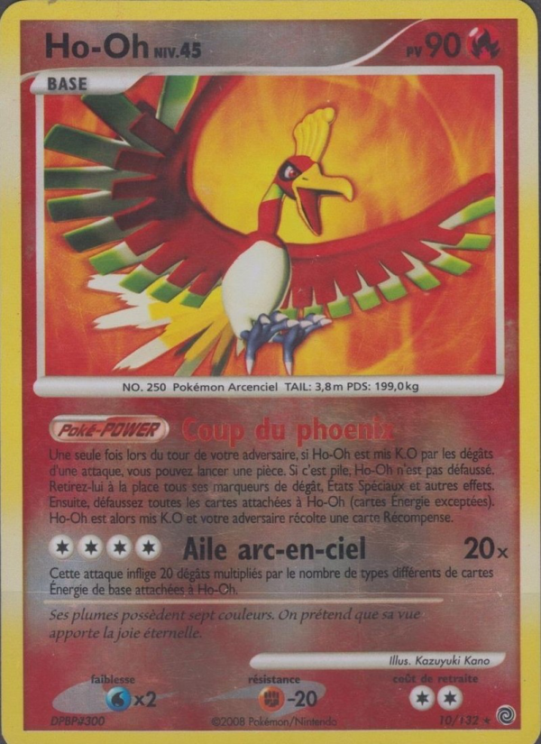 Ho-Oh 10 — Secret Wonders (French Pokémon TCG card)