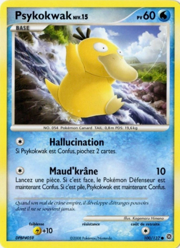 Psykokwak 100 — Secret Wonders (French Pokémon TCG card)