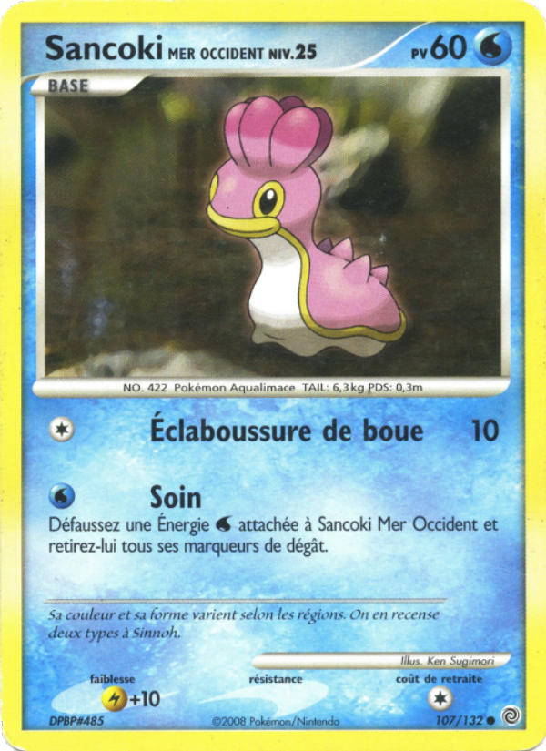 Sancoki Mer Occident 107 — Secret Wonders (French Pokémon TCG card)