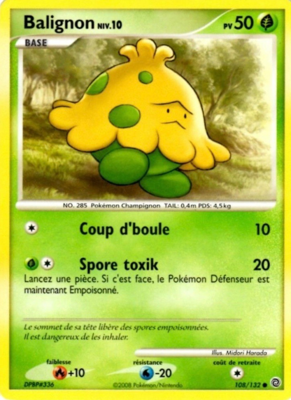 Balignon 108 — Secret Wonders (French Pokémon TCG card)