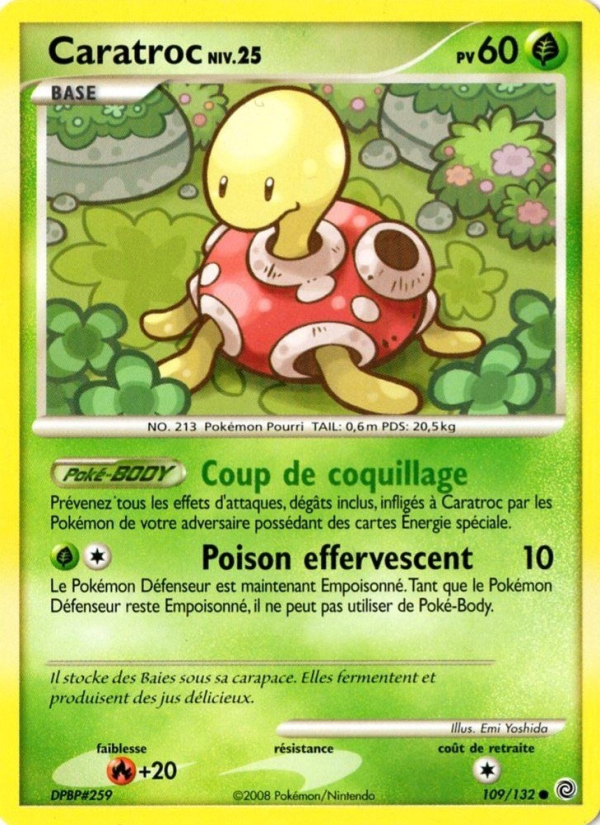 Caratroc 109 — Secret Wonders (French Pokémon TCG card)