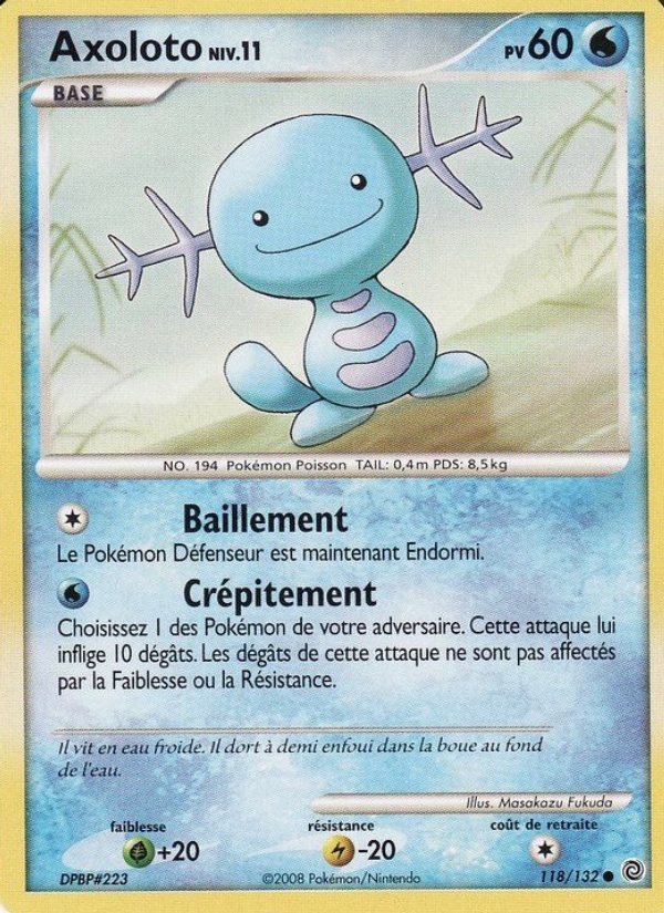 Axoloto 118 — Secret Wonders (French Pokémon TCG card)
