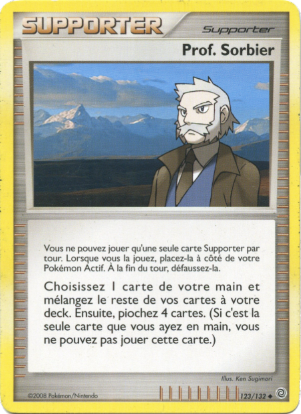 Prof. Sorbier 123 — Secret Wonders (French Pokémon TCG card)