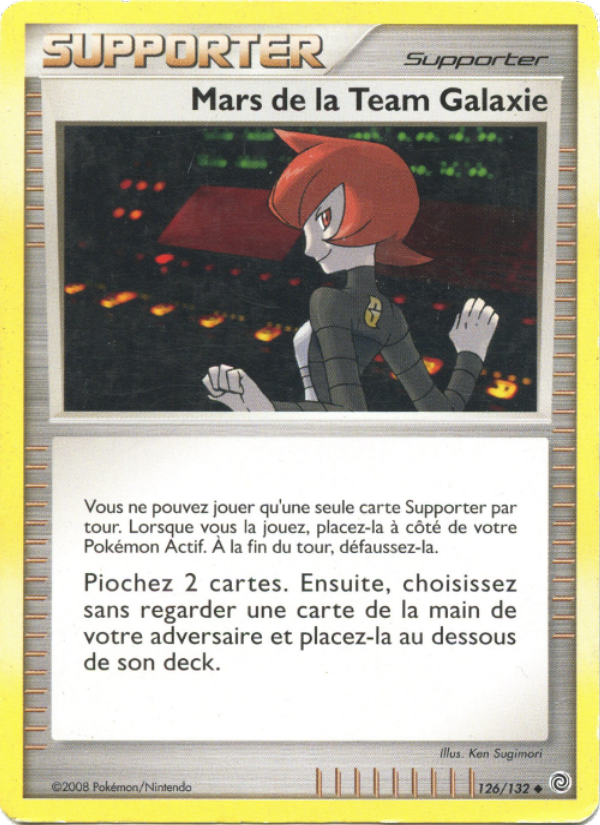 Mars de la Team Galaxie 126 — Secret Wonders (French Pokémon TCG card)