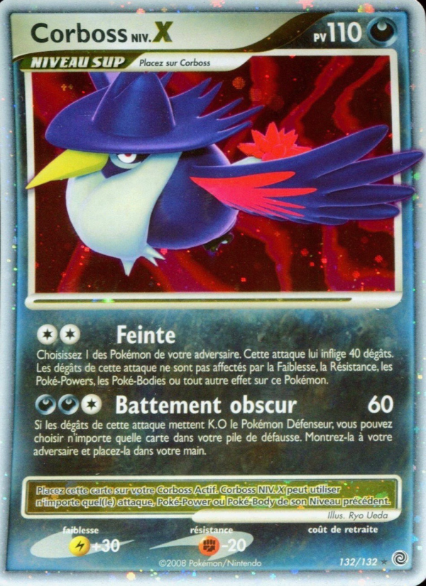 Corboss 132 — Secret Wonders (French Pokémon TCG card)