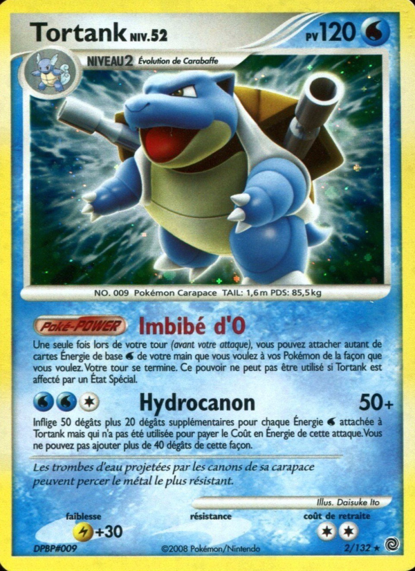 Tortank 2 — Secret Wonders (French Pokémon TCG card)