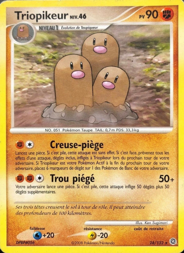 Triopikeur 24 — Secret Wonders (French Pokémon TCG card)