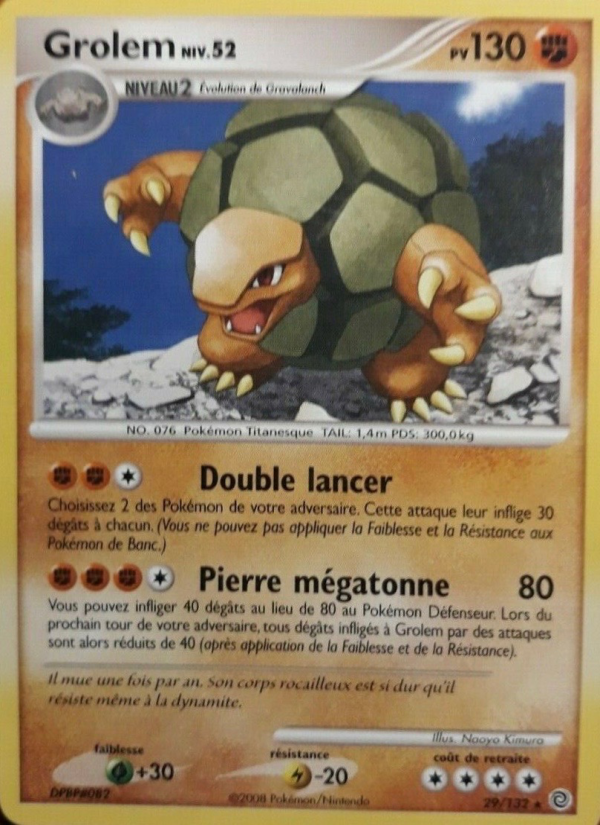 Grolem 29 — Secret Wonders (French Pokémon TCG card)