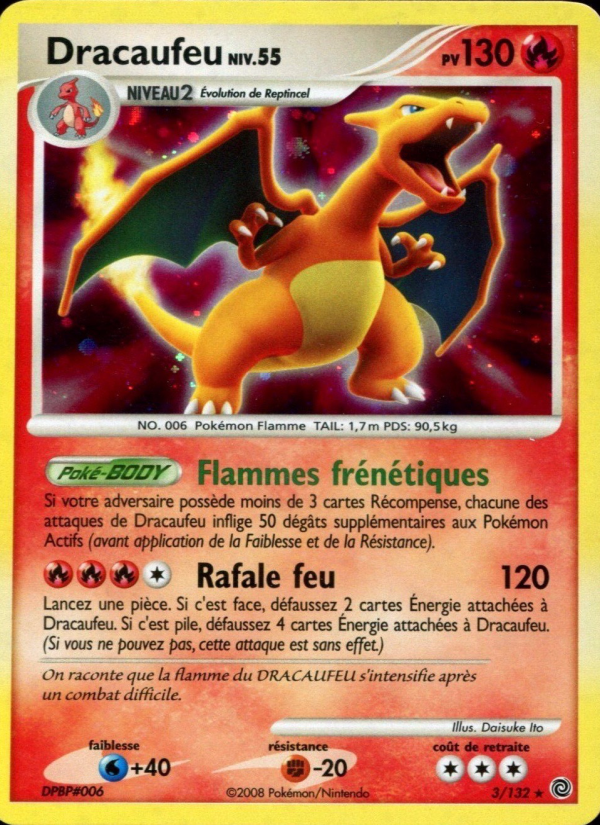 Dracaufeu 3 — Secret Wonders (French Pokémon TCG card)