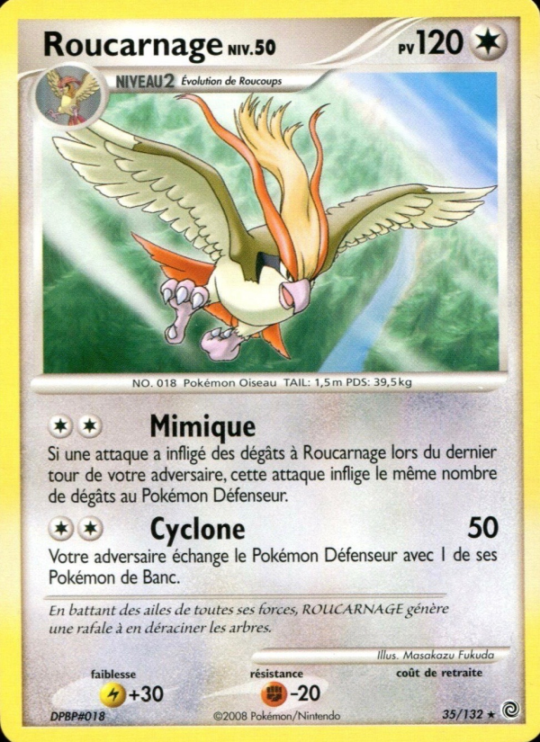 Roucarnage 35 — Secret Wonders (French Pokémon TCG card)