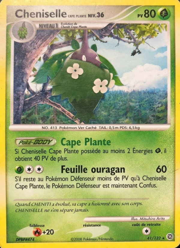 Cheniselle Cape Plante 41 — Secret Wonders (French Pokémon TCG card)