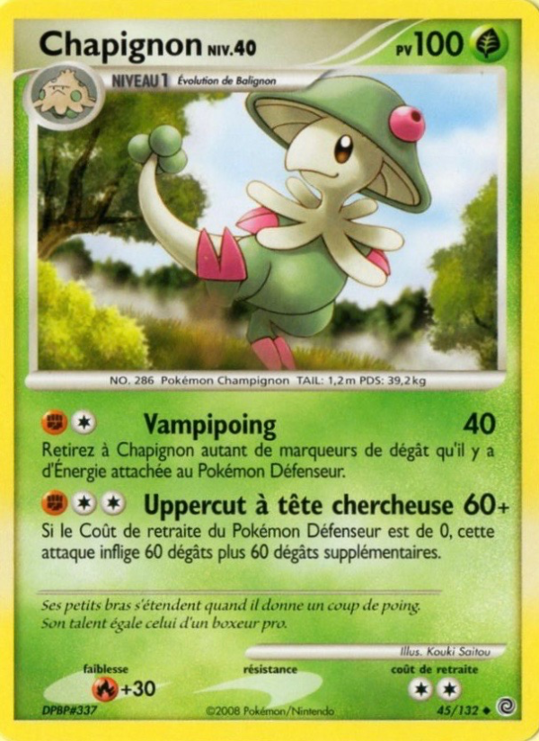 Chapignon 45 — Secret Wonders (French Pokémon TCG card)
