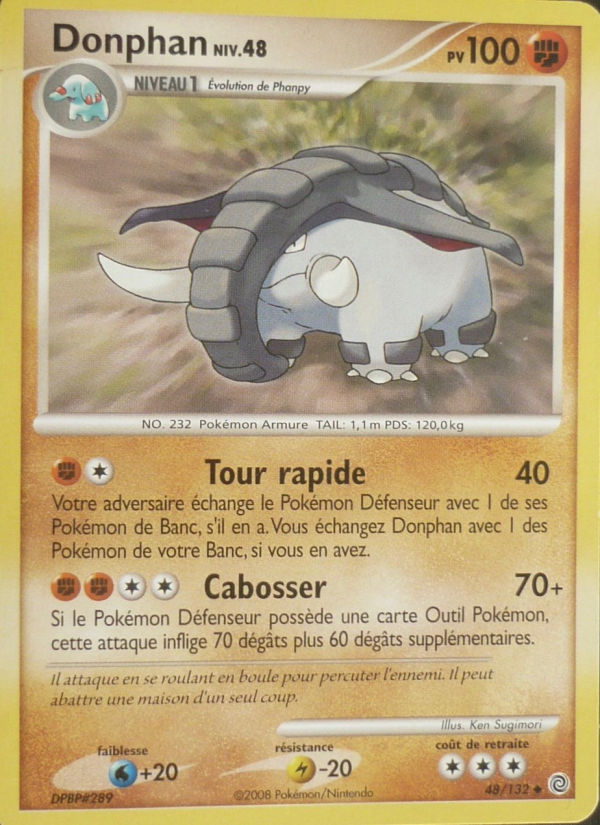 Donphan 48 — Secret Wonders (French Pokémon TCG card)