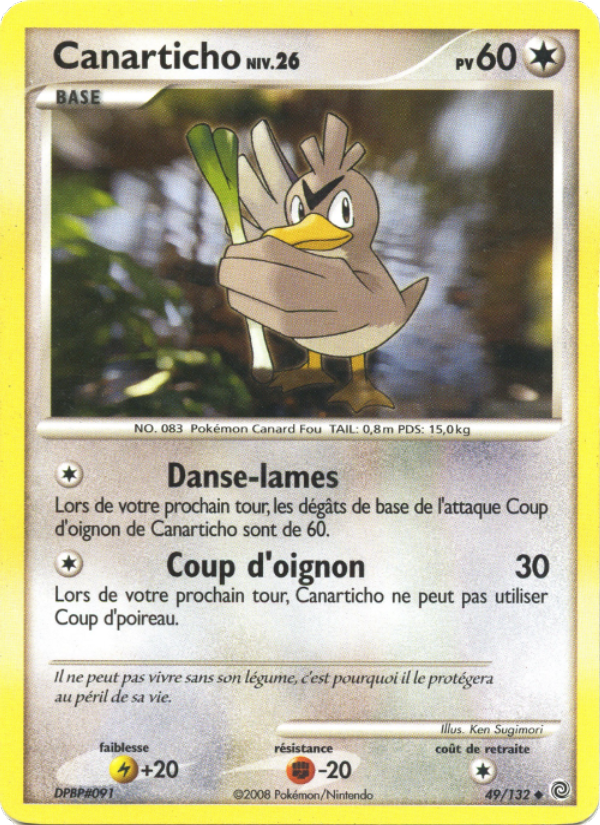 Canarticho 49 — Secret Wonders (French Pokémon TCG card)