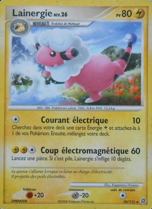 Lainergie 50 — Secret Wonders (French Pokémon TCG card)