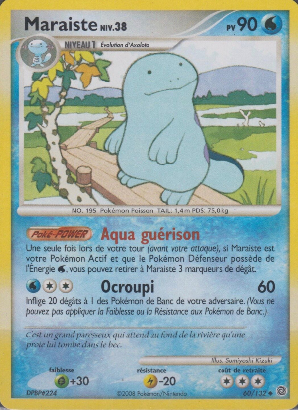 Maraiste 60 — Secret Wonders (French Pokémon TCG card)