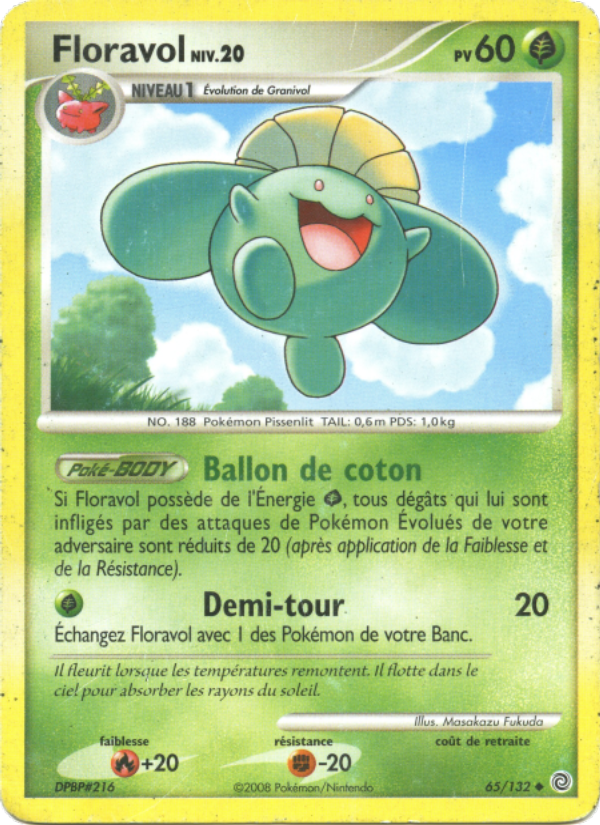 Floravol 65 — Secret Wonders (French Pokémon TCG card)