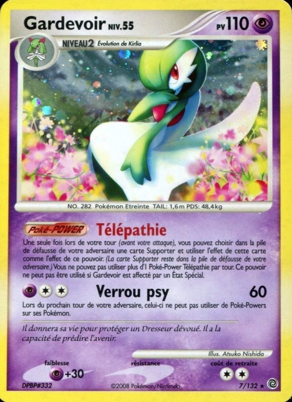 Gardevoir 7 — Secret Wonders (French Pokémon TCG card)