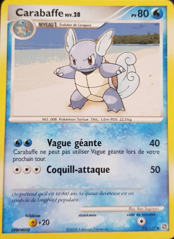 Carabaffe 75 — Secret Wonders (French Pokémon TCG card)