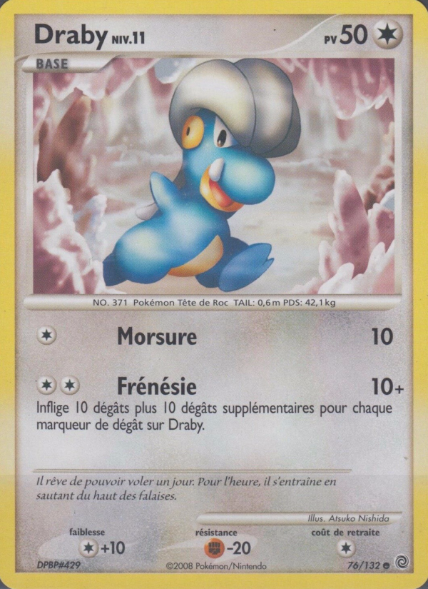 Draby 76 — Secret Wonders (French Pokémon TCG card)