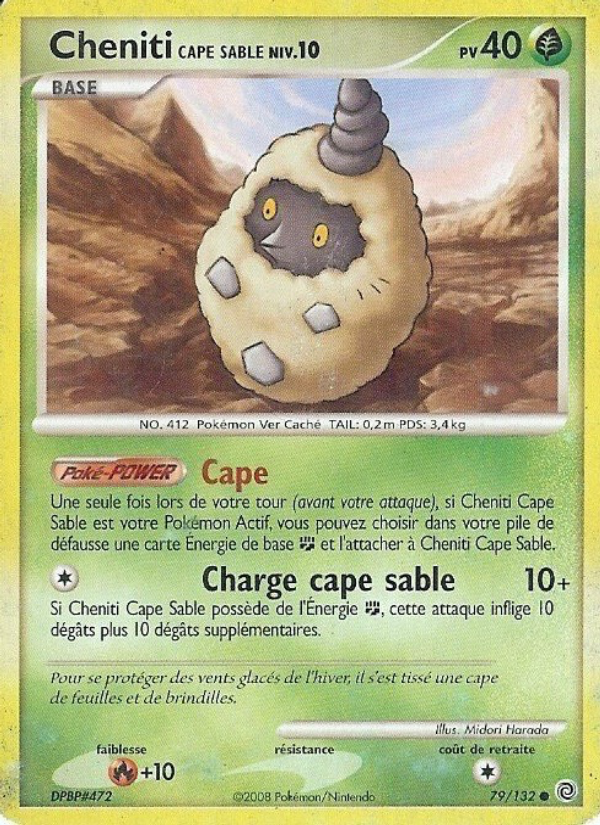 Cheniti Cape Sable 79 — Secret Wonders (French Pokémon TCG card)