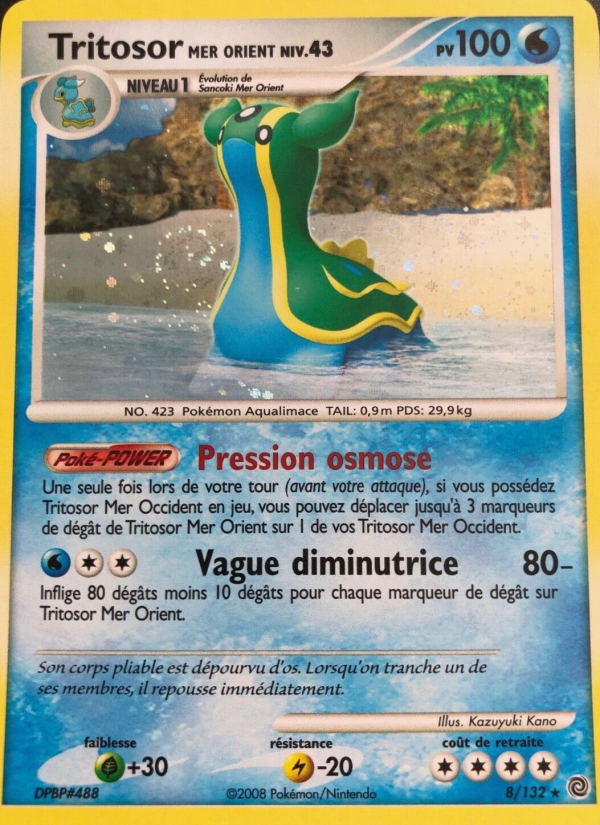 Tritosor Mer Orient 8 — Secret Wonders (French Pokémon TCG card)