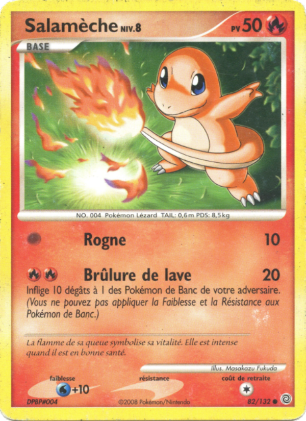 Salamèche 82 — Secret Wonders (French Pokémon TCG card)