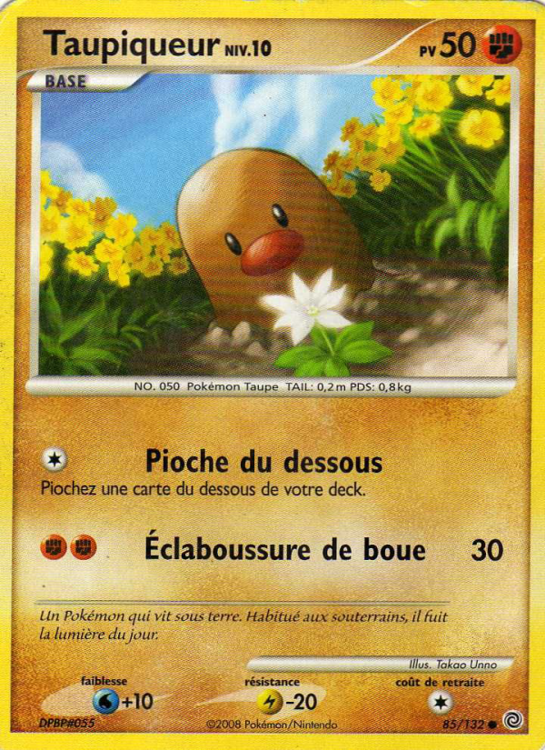 Taupiqueur 85 — Secret Wonders (French Pokémon TCG card)