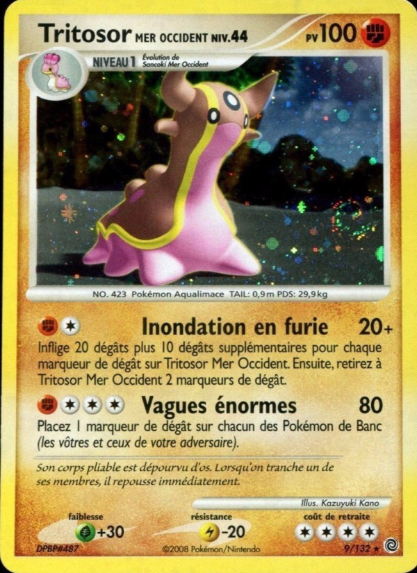 Tritosor Mer Occident 9 — Secret Wonders (French Pokémon TCG card)