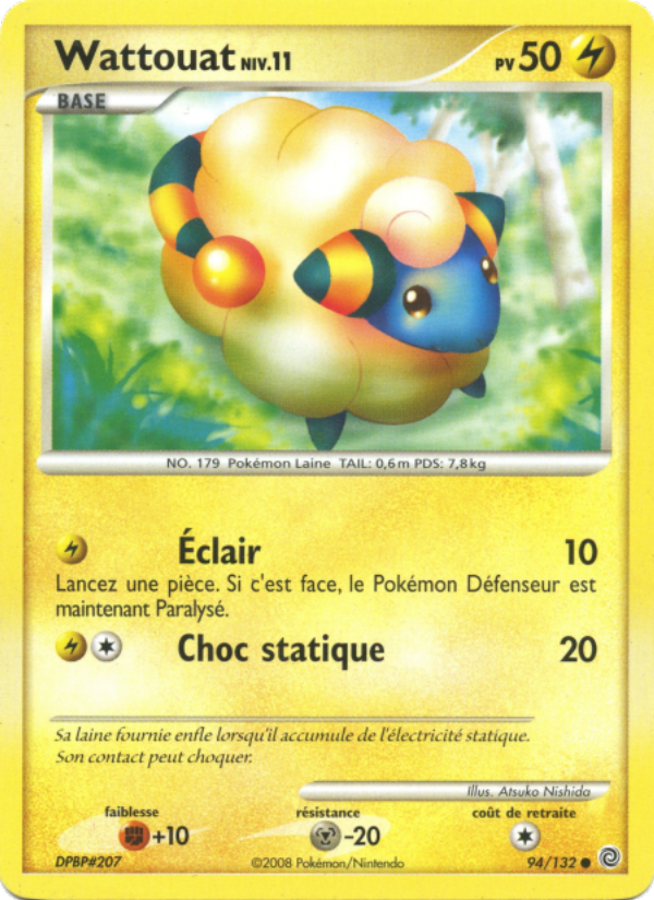 Wattouat 94 — Secret Wonders (French Pokémon TCG card)