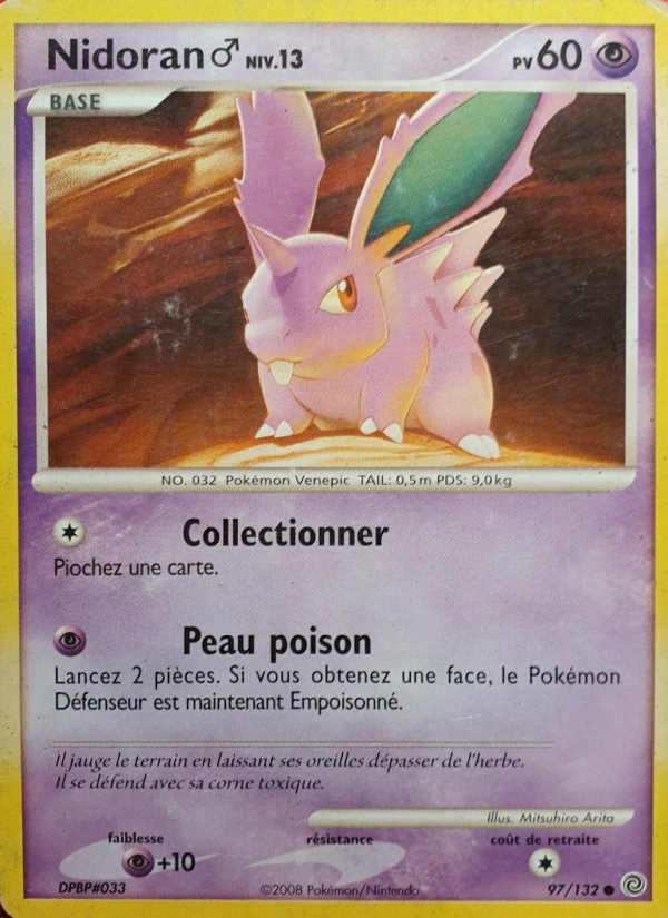 Nidoran♂ 97 — Secret Wonders (French Pokémon TCG card)
