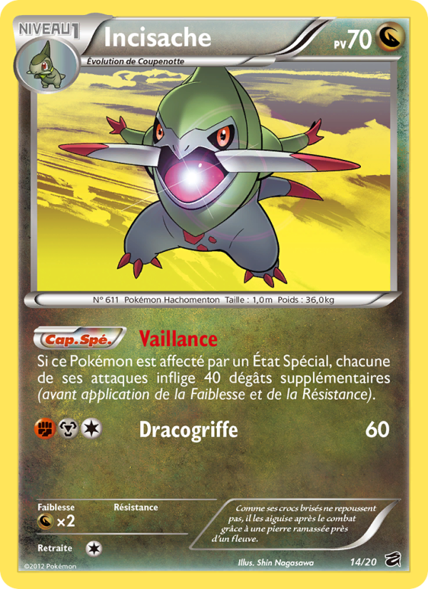Incisache 14 — Tesoro de Dragones (French Pokémon TCG card)