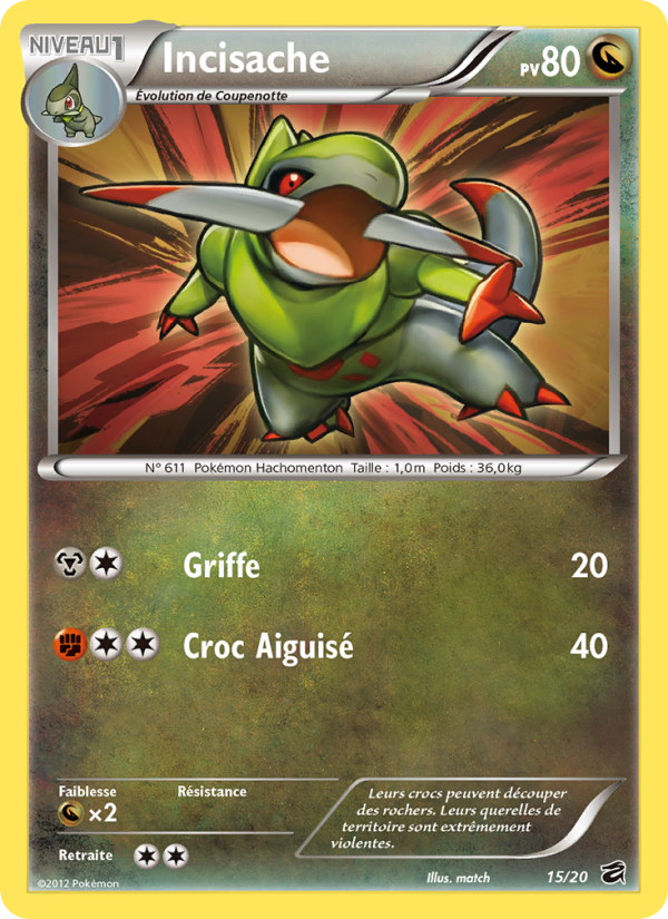 Incisache 15 — Tesoro de Dragones (French Pokémon TCG card)