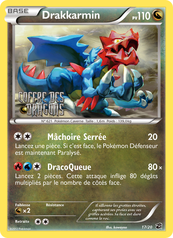 Drakkarmin 17 — Tesoro de Dragones (French Pokémon TCG card)