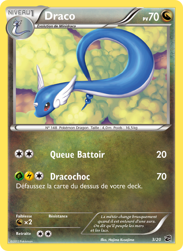 Draco 3 — Tesoro de Dragones (French Pokémon TCG card)