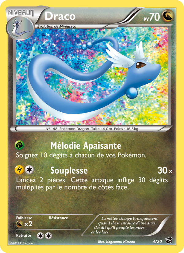 Draco 4 — Tesoro de Dragones (French Pokémon TCG card)