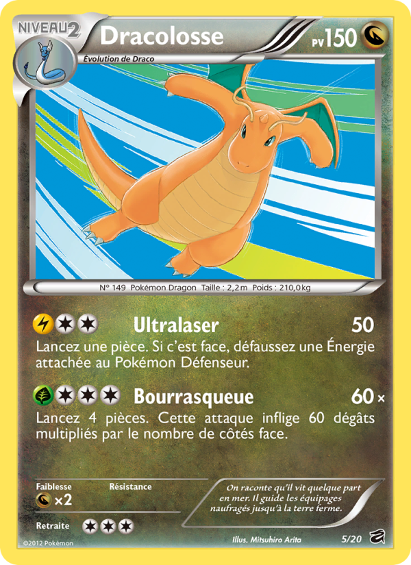 Dracolosse 5 — Tesoro de Dragones (French Pokémon TCG card)