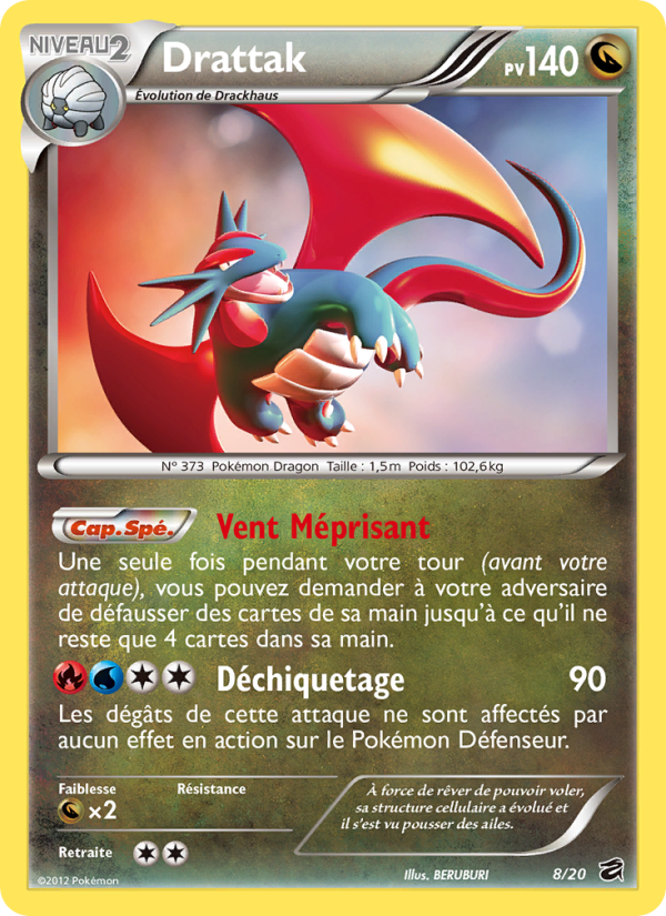 Drattak 8 — Tesoro de Dragones (French Pokémon TCG card)