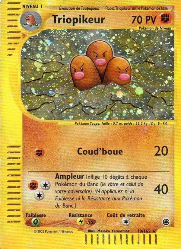 Triopikeur 10 — Expedition Base Set (French Pokémon TCG card)