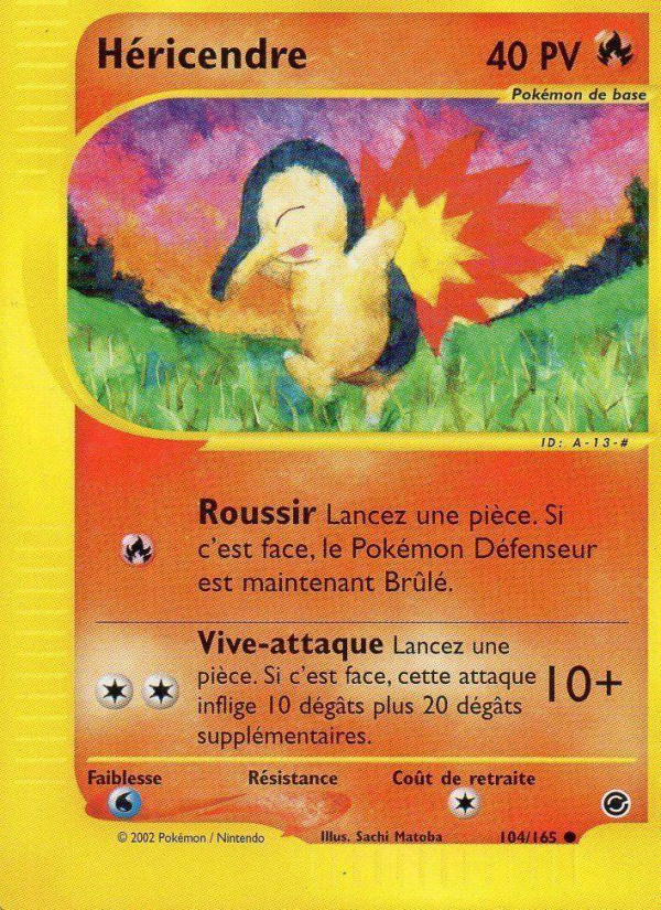 Héricendre 104 — Expedition Base Set (French Pokémon TCG card)