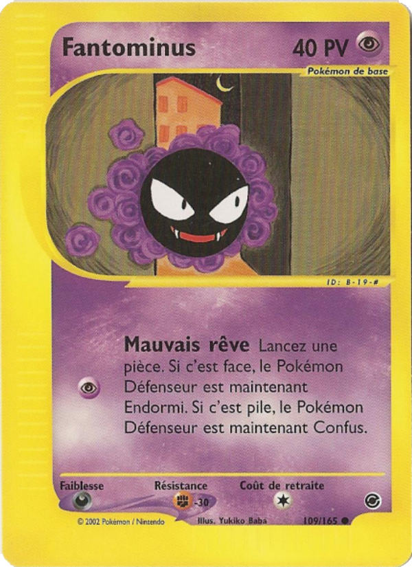 Fantominus 109 — Expedition Base Set (French Pokémon TCG card)