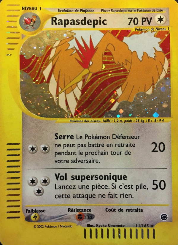 Rapasdepic 11 — Expedition Base Set (French Pokémon TCG card)