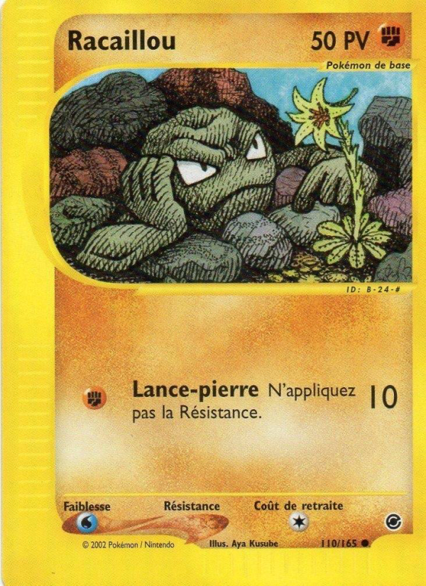 Racaillou 110 — Expedition Base Set (French Pokémon TCG card)